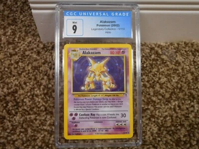 Alakazam Legendary Collection HOLO cgc 9 MINT Pokemon 2002 1/110 psa card ccg - Image 1 of 3
