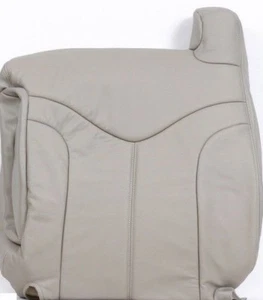 2000 2001 2002 GMC Yukon Driver Lean Back Top Seat Cover Light Tan-Vinyl - Picture 1 of 6