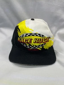 VINTAGE Race Rock Orlando Snapback | Logo Athletic | Black/Yellow/White - Picture 1 of 6