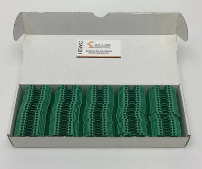 Allen Bradley 1492-J3-G Green Terminal Blocks 1-Pole, Green (Box of 100) - Image 1 of 4