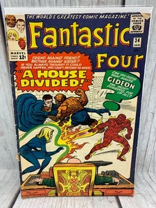 Fantastic Four #34 (1965) - Marvel Edad de Plata “¡Una casa dividida!” Grado: GD 2.0 - Imagen 1 de 11