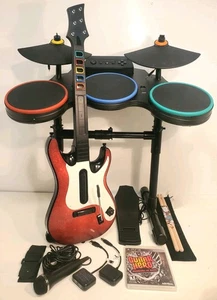 PS3 Guitar Hero WARRIORS OF ROCK *Drums*GH5 Gitarre*DONGLES*WARRIORS OF ROCK Spiel - Bild 1 von 21