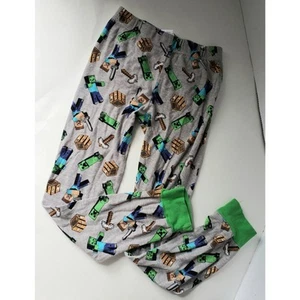 Minecraft Pajama Pants, Kids Size 10 - Picture 1 of 4