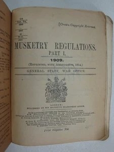 Musketry Regulations Part 1, 1909 (Revised): Short Lee Enfield, Hand Grenade Mk1 - Picture 1 of 24