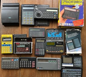 80/90er Sammlung Organizer Translator Taschenübersetzer Langenscheidt MBO Casio - Bild 1 von 13