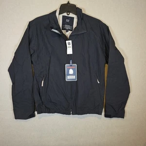 Gap Mens Size S Navy Blue Windbreaker Nylon Blend Zip Up Jacket - Picture 1 of 7