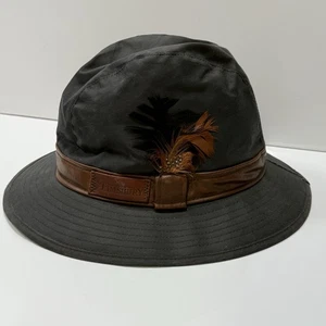 Sombrero de cera Timsbury emplumado perro de campo pasear caza talla grande - Imagen 1 de 13