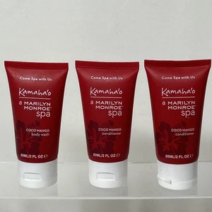 Kamahao’s Spa Lote Tamaño Viaje Marilyn Monroe Coco Mango Acondicionador Jabón Corporal - Imagen 1 de 3
