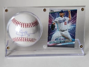Clayton Kershaw Signed MLB Baseball W/Case & Card Los Angeles Dodgers - Beckett - Picture 1 of 3