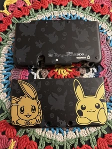 New Nintendo 3DS XL Faceplate Schale "Pokemon" Pikachu Evoli - Bild 1 von 1