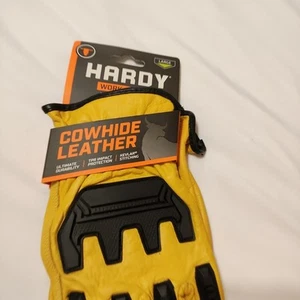 Herren Neu mit Etikett Größe Large winterharte Rindsleder Arbeitshandschuhe Aufprallschutz - Bild 1 von 5