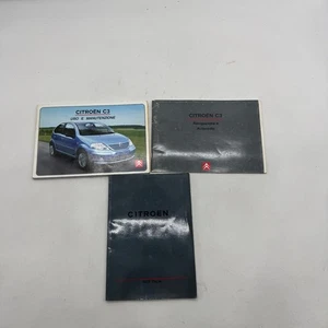LIBRETTO USO E MANUTENZIONE CITROEN C3 2002 TALIANO ORIGINALE UM-429 - Picture 1 of 4
