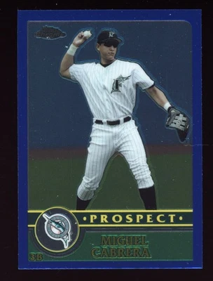 2003 Topps Traded Chrome Miguel Cabrera Rookie T126 Marlins - Image 1 of 2