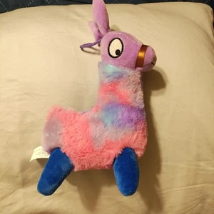 Fortnight Llama Piñata Rainbow Pink Purple Plush Video Game Stuffed Toy 7” - Picture 1 of 4