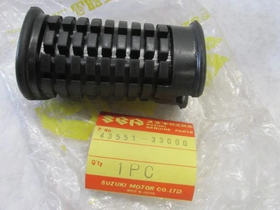 REPOSAPIÉS DELANTERO DERECHO SUZUKI GENUINO GT380 72-73 GOMA 43551-33000 NOS Foto 1 de 2