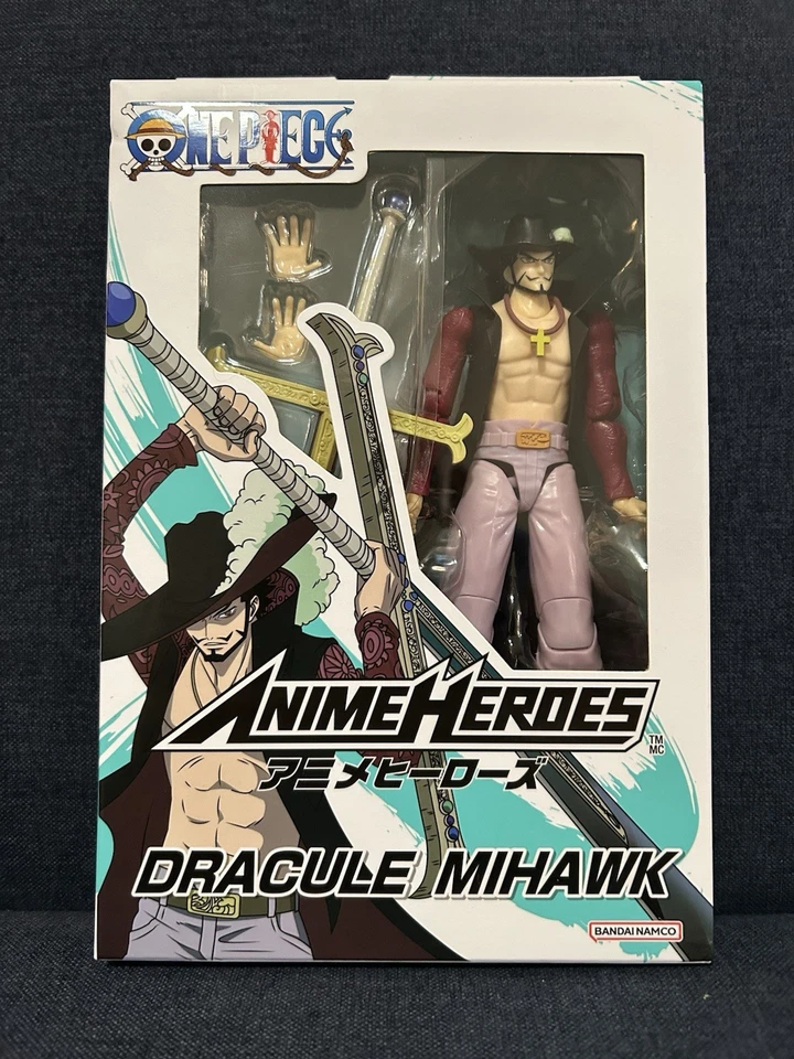 Цельная экшн-фигурка Dracule Mihawk 6,5 дюйма Bandai Namco — совершенно новая запечатанная - Изображение 1 из 4