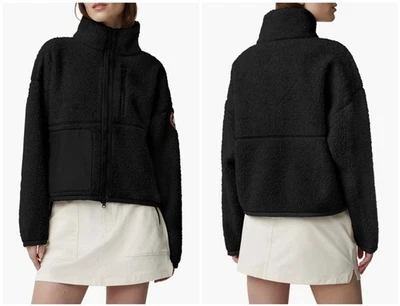 Canada Goose Women's Black Jacket Simcoe Fleece Hoodie Size Large - Image 1 of 4