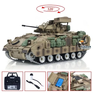 TD 1/16 RC Tank M2A2 Bradley Metal Tracks Radio Control Combat Military Vehicles - Picture 1 of 24