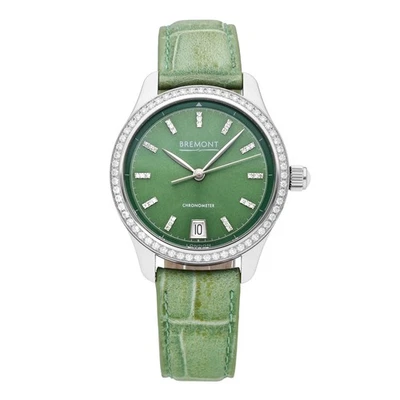 Bremont Lady K Jade Green Dial 34mm Automatic Ladies Watch LADY-K-JA-SS-R-S - Image 1 of 4