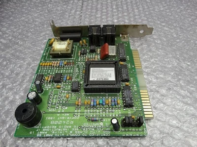 Kalex ISA R2400B K368 Modem Network Card 8-bit for PC RJ-11 Line Phone Vintage - Image 1 of 4