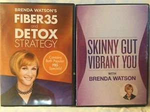 NEW Brenda Watson DVD lot Skinny Gut Vibrant You Fiber35 Detox Strategy healthy - Picture 1 of 2