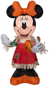 Gemmy 3.5' Airblown Disney Inflable Minnie Sosteniendo Cornucopia - Imagen 1 de 1