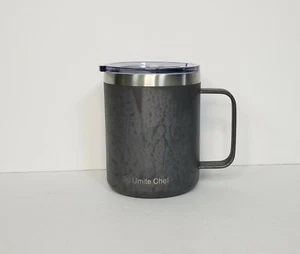 Stainless Steel Insulated Mug w/ Vacuum Lid - Grey - Picture 1 of 12