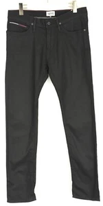 Tommy Hilfiger Denim Scanton Chicago Coated Herrenjeans W33/L34 Zip Fly Schwarz - Bild 1 von 9