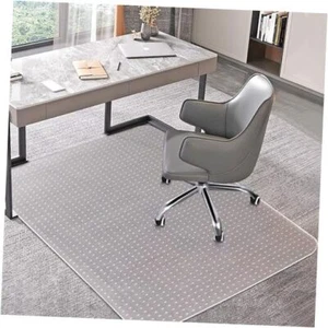 Office Chair Mat for Carpeted Floors, 30'' x 48'' Clear 48" X 30" Rectangle - Picture 1 of 7