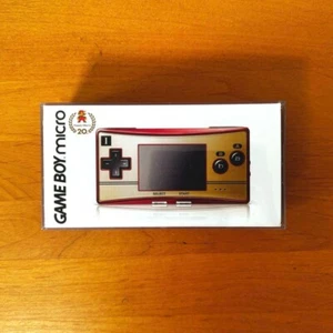 Gameboy micro Console Famicom Nintendo Game Gold Famicom Color - Picture 1 of 6