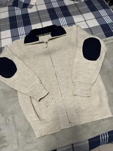 Barbour Men’s Shawl Cardigan, 100% New Pure Wool Size M Photos For Measur. - Picture 1 of 9