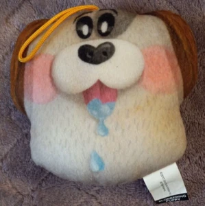 McDonald's Emoji Movie Slobbering Puppy #4 Peluche 2017 Giocattolo da Appendere Cane di Peluche - Foto 1 di 3