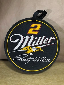 Rusty Wallace #2 Miller Lite Beer Bottle Cap Nascar Foam Seat Cushion Wall Sign - Picture 1 of 7
