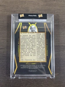 2022 The Bar Pieces of the Past Dual Jumbo Relics Al Capone John Dillinger - Bild 1 von 4