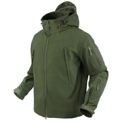 Condor 602-001 Summit Soft Shell Breathable Waterproof Army Combat Jacket-OD - Image 1 of 3
