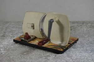 1960er Jahre Brotmaschine Brotschneider Kurbel 50er 60er Retro manuell Blackout - Bild 1 von 12