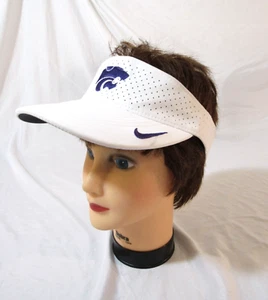 Nike Kansas State Wildcats Blanco Ajustable Golf Dri-Fit Visera Elástica - Imagen 1 de 9