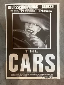 Vintage Original The Cars Concert tour poster 1978 Belgium 34" x 24" Rolled - Picture 1 of 1
