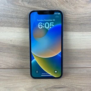 Apple iPhone 12 Niebieski 6.1" Ekran dotykowy Sześciordzeniowy 64GB iOS Smartphone - (zablokowany) - Zdjęcie 1 z 5