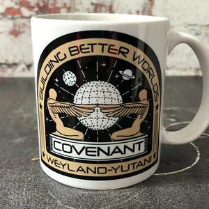 Alien Covenant Movie Patch Xenomorph Facehugger Nostromo Weyland Yutani Gift Mug - Picture 1 of 9