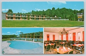 King's Inn Motel Lenoir City TN Tennessee Schwimmbad Postkarte - Bild 1 von 2