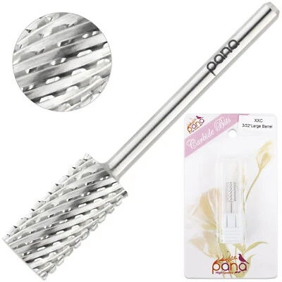 PANA Professional Silver Large Barrel Nail Carbide Drill Bit 2X Coarse Grit