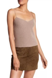 Theory Women’s ‘Formina’ 100% Cashmere Cami Tank Top Size M Barley - Picture 1 of 7
