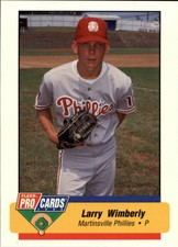 1994 Martinsville Phillies Fleer/ProCards #3295 Larry Wimberly