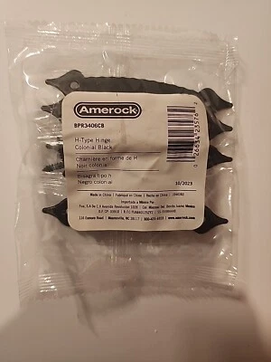 | Шарнир шкафа | шарнир со смещением 3/8 дюйма 10 мм | колониальный черный | упаковка 2 шт. | не... - Изображение 1 из 2
