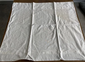 1 lino antiguo (?) Algodón (?) Cojín de desfile funda de cojín bordado 5059/22 - Imagen 1 de 6