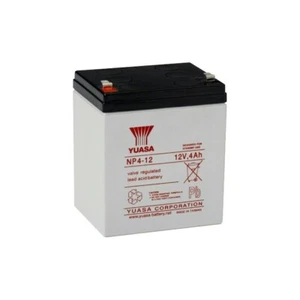 YUASA NP4-12 12V 4Amp Sla Battery Sealed Lead Acid - Np Series Voltage: 12V 12V - Picture 1 of 1