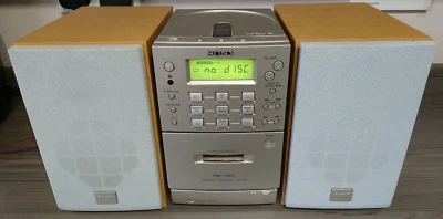 Sony PMC-D40L Micro System CD Player, Tape Player, LW/MW/FM Radio - FAULTY - Image 1 of 4