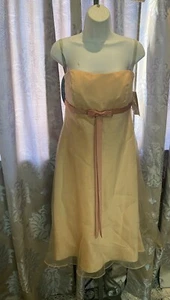 Vintage Alfred Angelo Spaghetti Strap Cocktail Party/Prom Dress w/Tags S10 - Picture 1 of 8