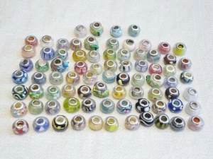 Lotto 78 ciondoli/perline originali in argento sterling SS 925 - Foto 1 di 12